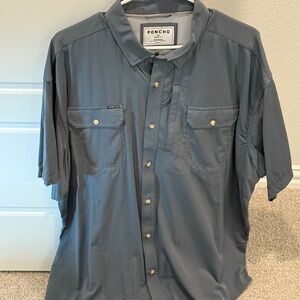 Poncho Men’s Short Sleeve Button Down
